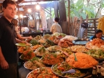 super Buffett am Nachtmarkt, das war wirklich sehr lecker